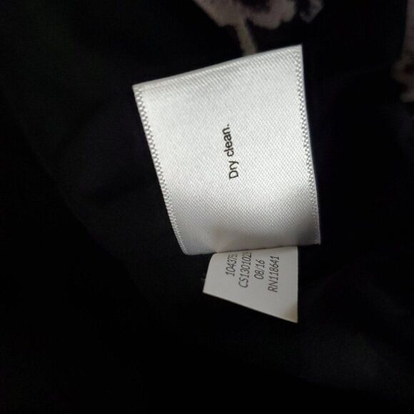 Lane Bryant Floral Blazer Jacket 22/24 3X Purple Black Gray 3/4 Sleeve 1 Button - Picture 7 of 7